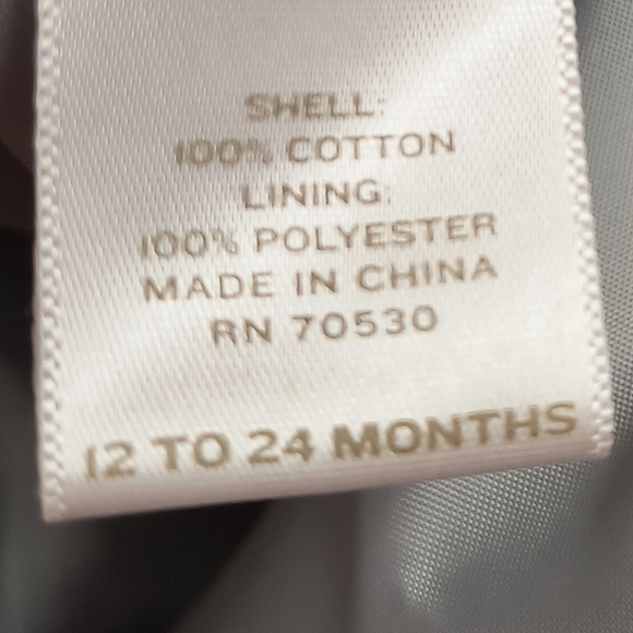 Janie and Jack Newsboy Cap Hat Size 12 to 24 Months Grey - Picture 6 of 8